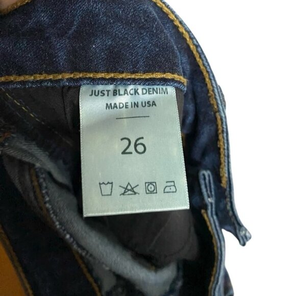 Just Black Women's Medium Indigo Mid Rise Skinny Denim Jeans - Picture 5 of 8